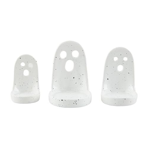 Mud Pie Nested Ghost Tea Light Holder, 2.75" x 4.5" | Amazon (US)