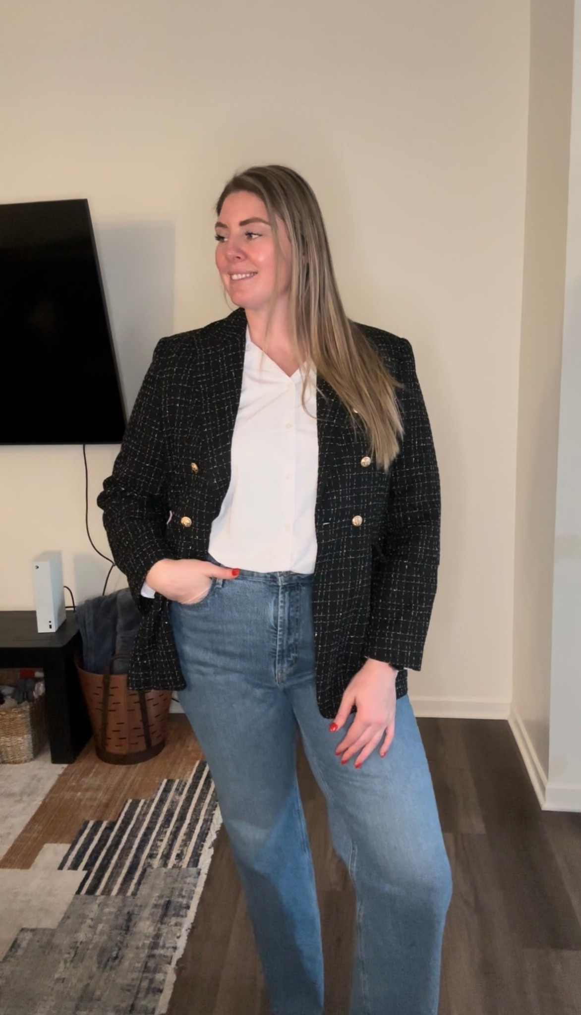 A stunner of a blazer for your next office meeting! 

I’m in an XXL, size up if you can, I need a 3X. 

plus size fashion, mid size fashion, affordable fashion, blazers, office wear, work wearr

#LTKPlusSize #LTKWorkwear #LTKMidsize