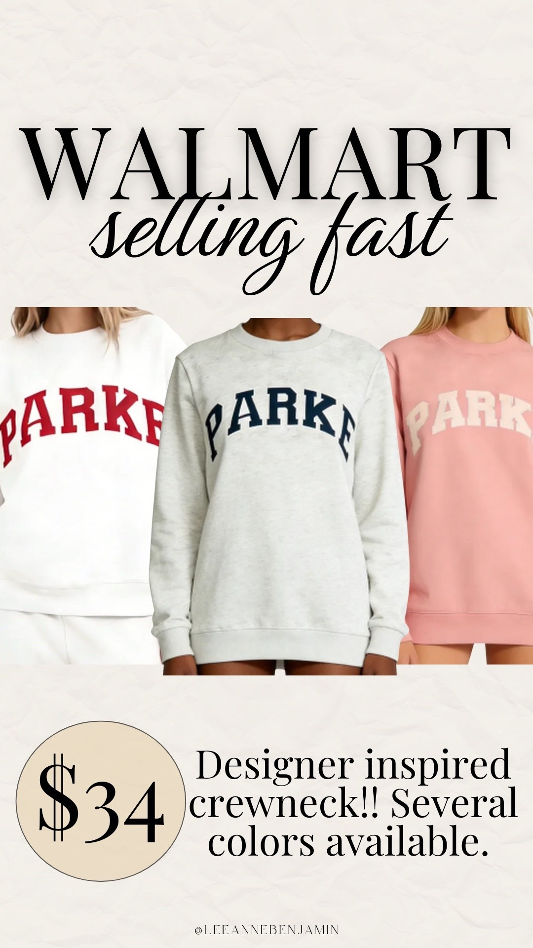 Designer inspired Parke crew!

#LTKSaleAlert #LTKgrwm #LTKSpringSale