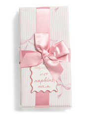 Set Of 4 Bow Pinstripe Napkins | Kitchen & Dining Room | Marshalls | Marshalls