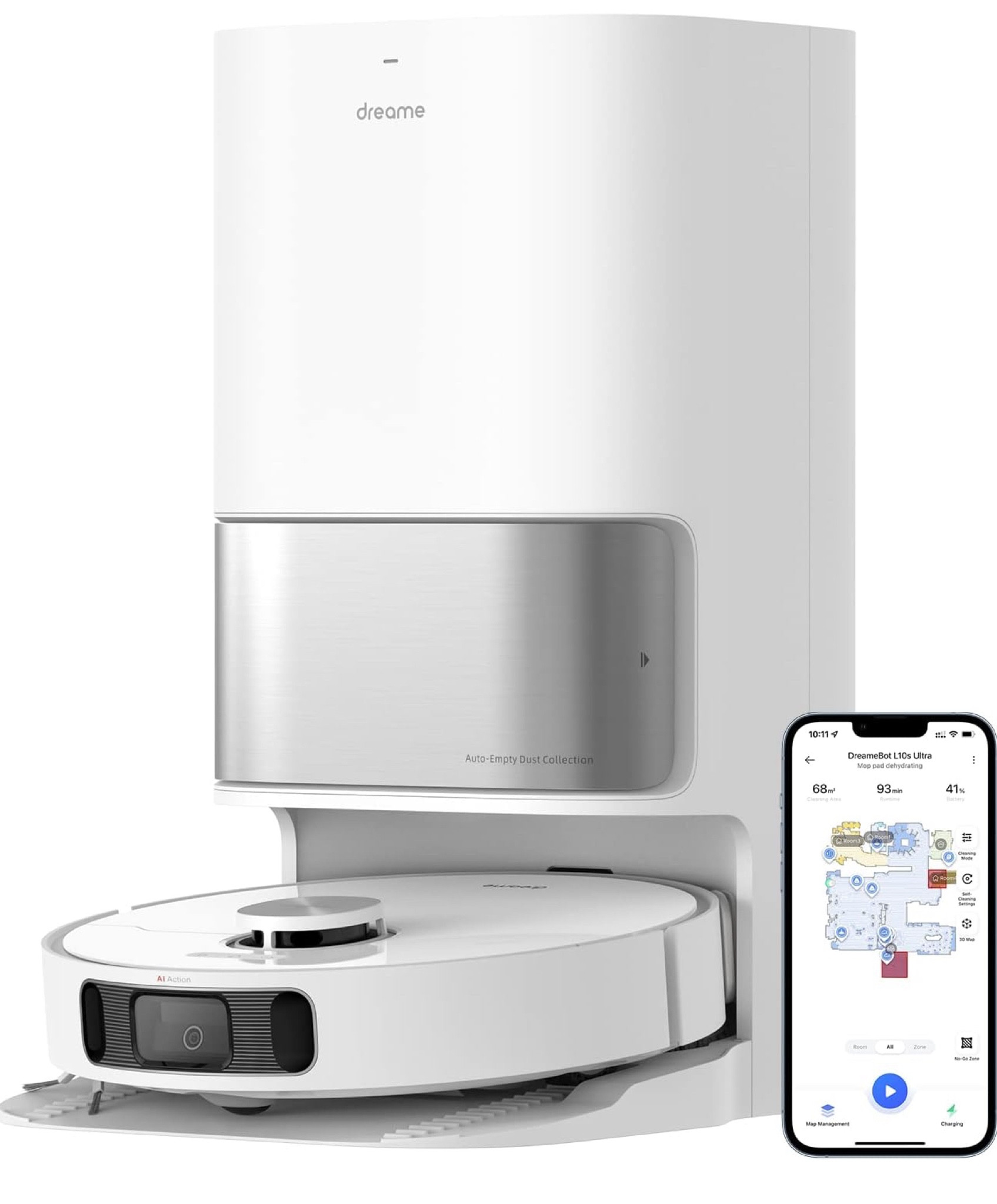 28% off plus $50 off 🎉

dreame L10s Ultra Robot Vacuum and Mop Combo, Auto Mop Cleaning and Drying, Self-Refilling and Self-Emptying Base for 60 Days of Cleaning, 5300Pa Suction and AI Navigation, Compatible with Alexa

#LTKSaleAlert #LTKHome