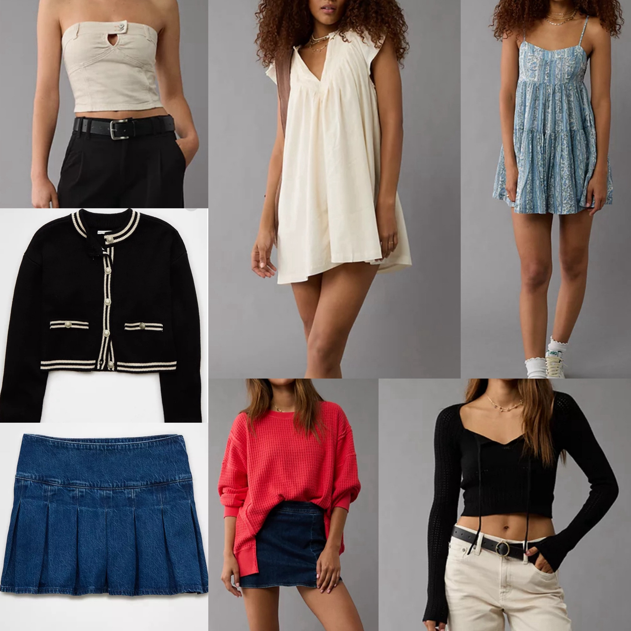 American Eagle
AE
New Arrivals
Summer
Americana
Trends
Trending
Nashville Outfit
Outfit
Outfits
Concert Outfit
Fourth Of July
Party
Barbecue
Get Together
Family
School
Work
Bar Hopping
Date
Dinner
Travel
Vacation
Tube Top
Denim
Cardigan
Classic
Skirt
Waffle Knit
Sweater
Top
Long Sleeve
Cover Up
Dress
Shift Dress
Crop Top
Knit
Petite
Midsize
Sale
Affordable
Style

#LTKSummerSales #LTKWorkwear #LTKMidsize