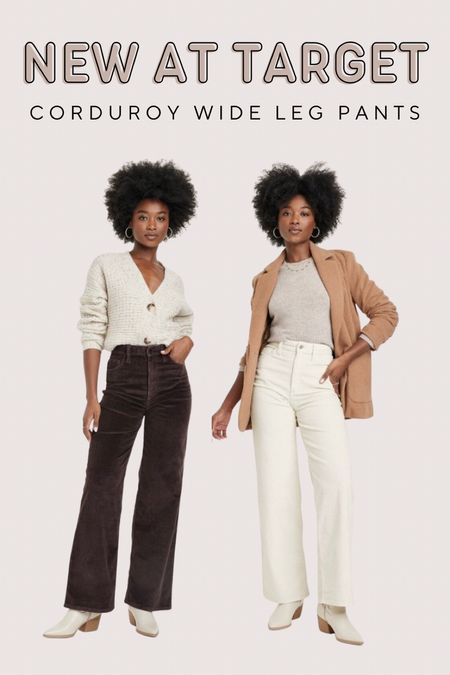 New wide leg corduroy pants at Target

#LTKstyletip #LTKfindsunder100 #LTKfindsunder50