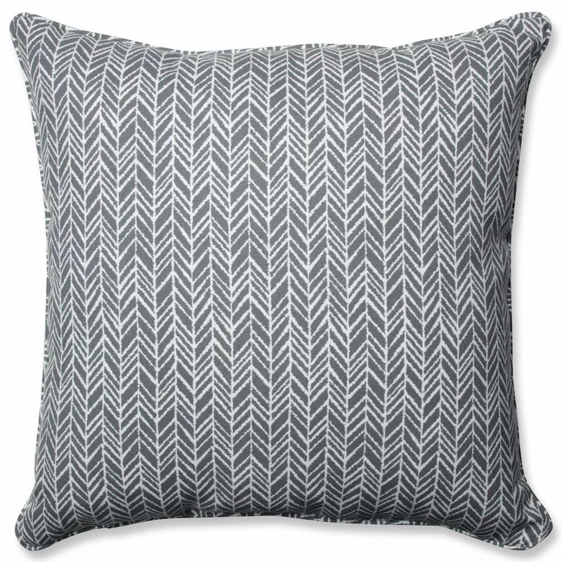 Karmi Chevron Indoor/Outdoor Reversible Throw Pillow | Wayfair North America