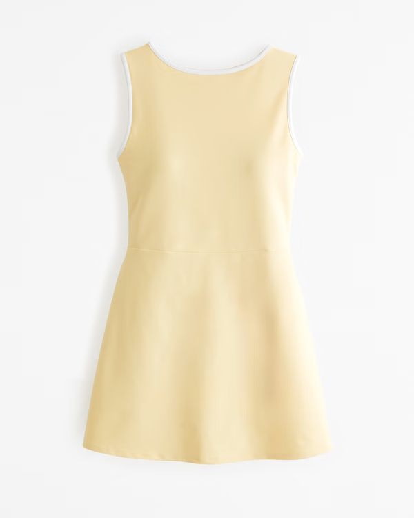 YPB sculptLUX Slash Mini Dress | Abercrombie & Fitch (US)