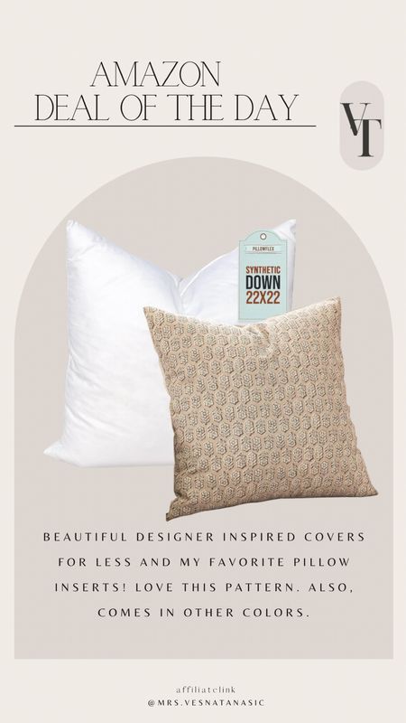 Cannot believe the price on these covers!’ Such a good price and designer vibes. Also, these are the best and only pillow inserts I use. 

#LTKFindsUnder50 #LTKHome #LTKSaleAlert