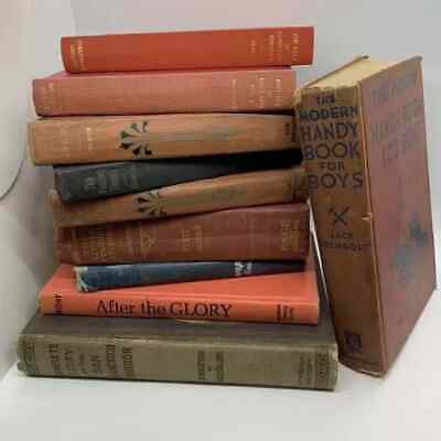 Lot of 9 Vintage Old Rare Antique Hardcover Books - Mixed Color - Random | eBay US