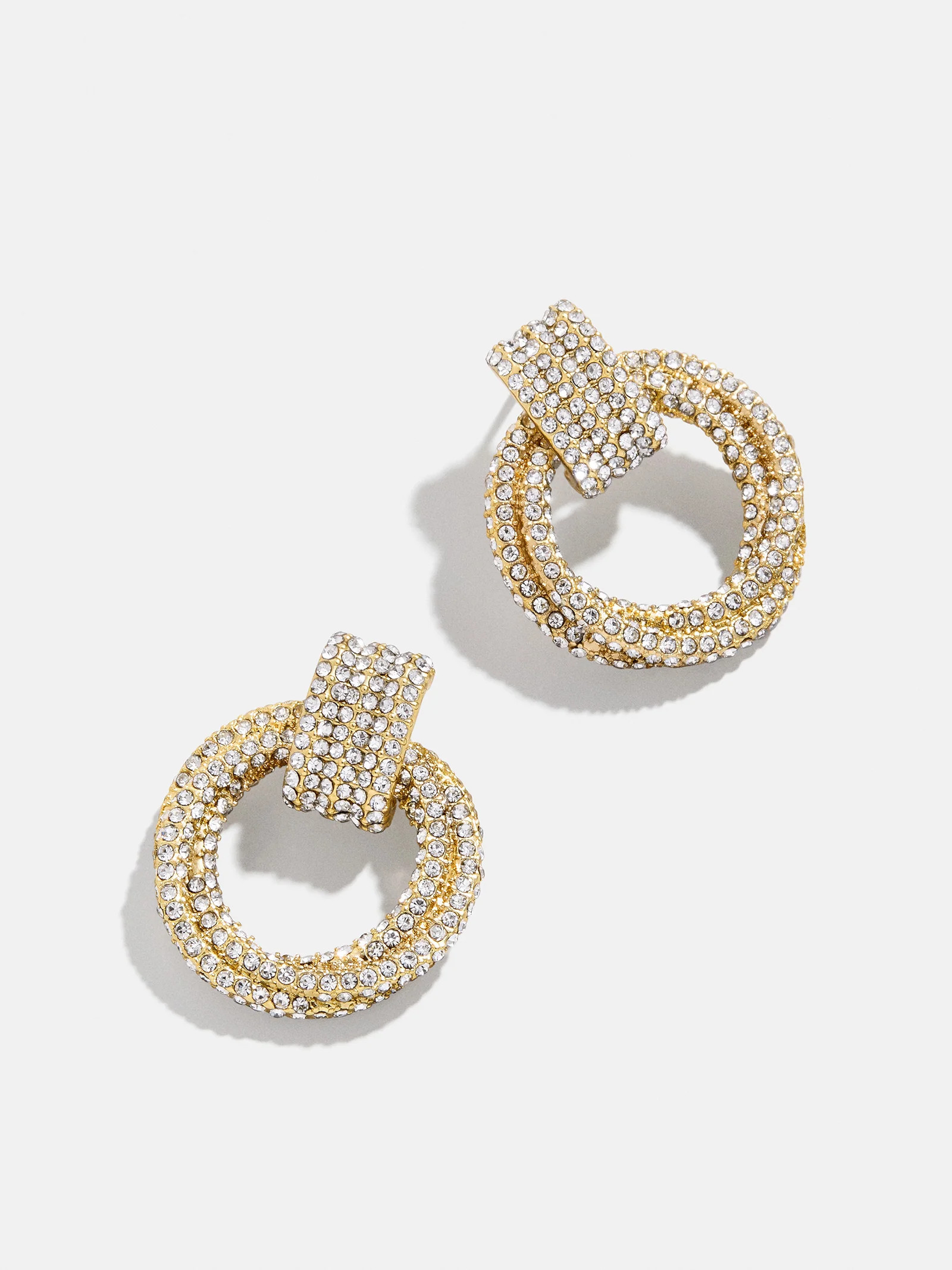 Arabella Earrings - Gold/Pavé | BaubleBar