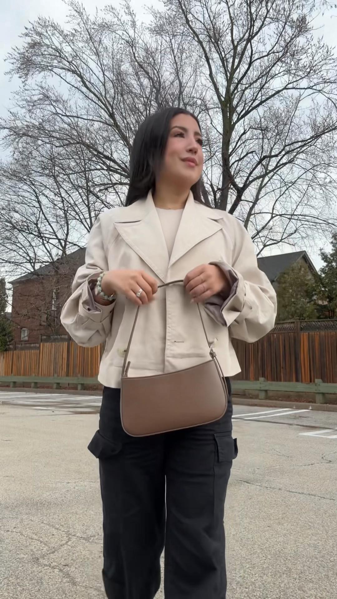 What I’m wearing to brunch 
Jacket - runs large 
Pants - tts 
Body suit - tts (light brown) 
Boots - tts (nude) 

#LTKspring #LTKcanada