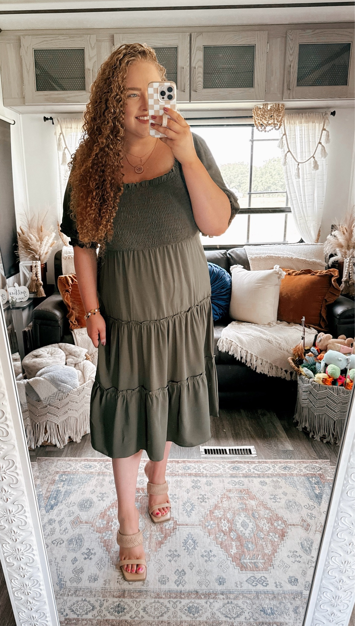 Scored this cute dress on amazon 😍🍂 dress | amazon dress | fall dress | green dress | amazon green dress | heels | amazon heels | neutral heels | fall | fall finds | fall fashion finds | amazon fall finds | amazon fall fashion | fall outfit inspo | fall transition look | fall transition outfit | fall family photos | fall photos outfit | family photos outfit | fall family photos outfit

#LTKStyleTip #LTKSeasonal #LTKMidsize