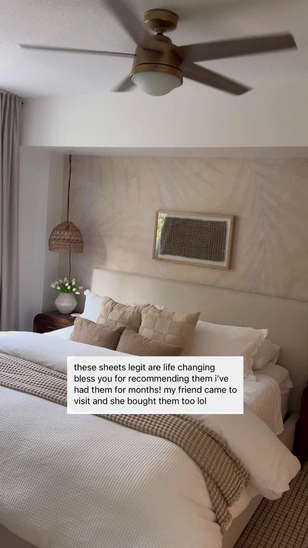 A DM I received about my fav bamboo cooling sheets that I love to recommend. 

“These sheets legit are life changing. Bless you for recommending them I’ve had them for months! My friend came to visit and she bought them too lol” 

These sheets are amazing and so is all of the bedding! 

sheets, comforter, duvet cover, sleeping pillows, throw pillows, quilt, throw blanket , rug, neutral bedroom, bedroom decor, bedding 


#LTKHome #LTKVideo