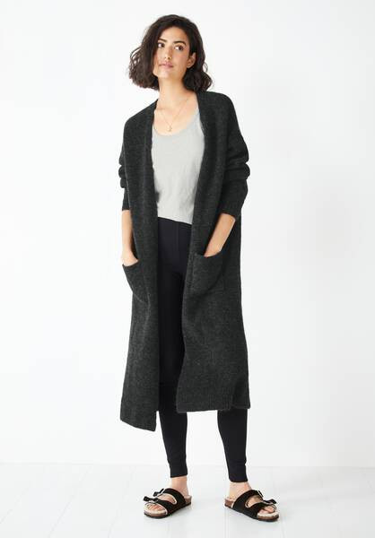 Bette Longline Knitted Cardigan | Hush Homewear (UK)