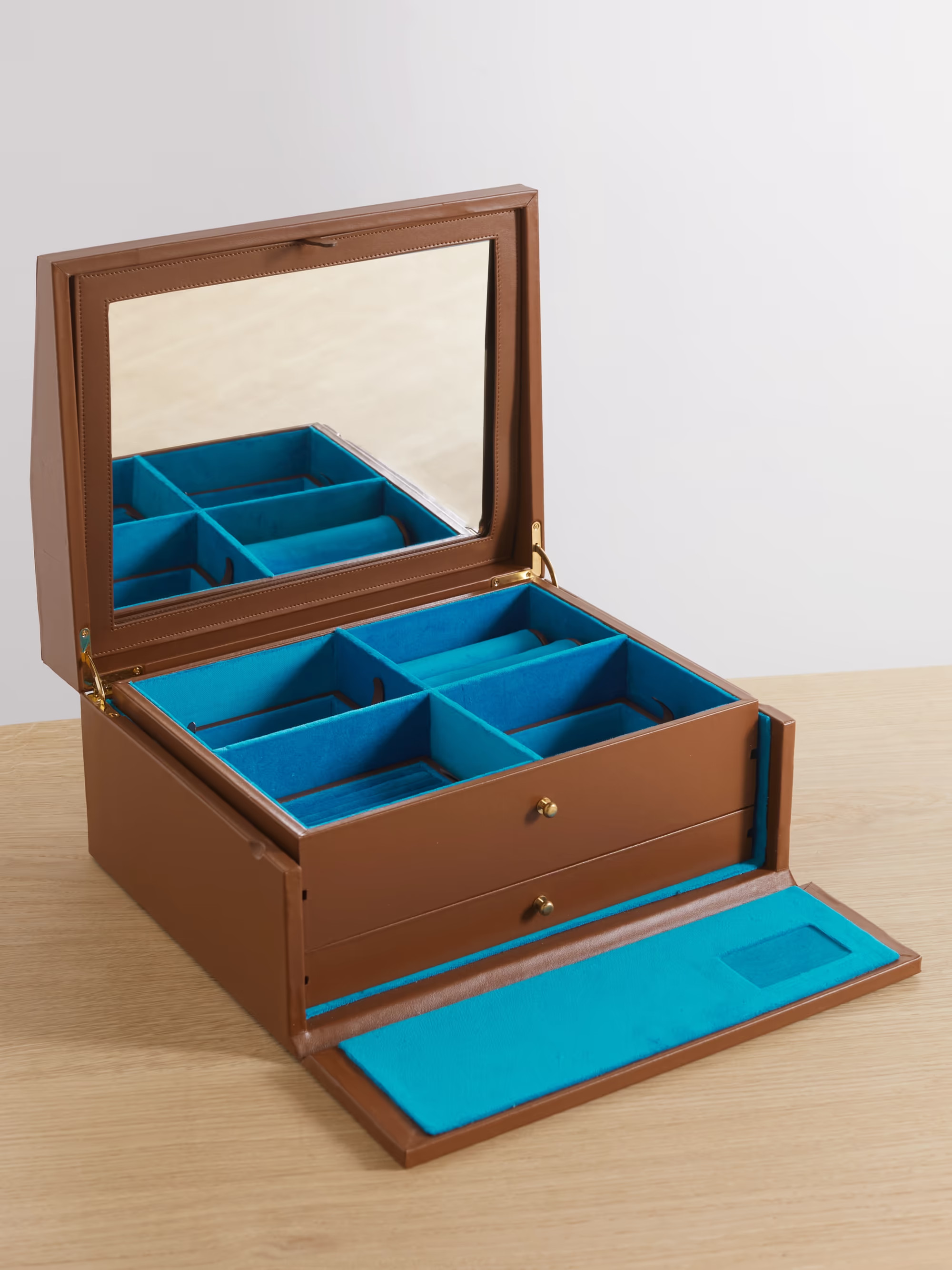 + Pineider printed leather jewelry box | NET-A-PORTER (US)