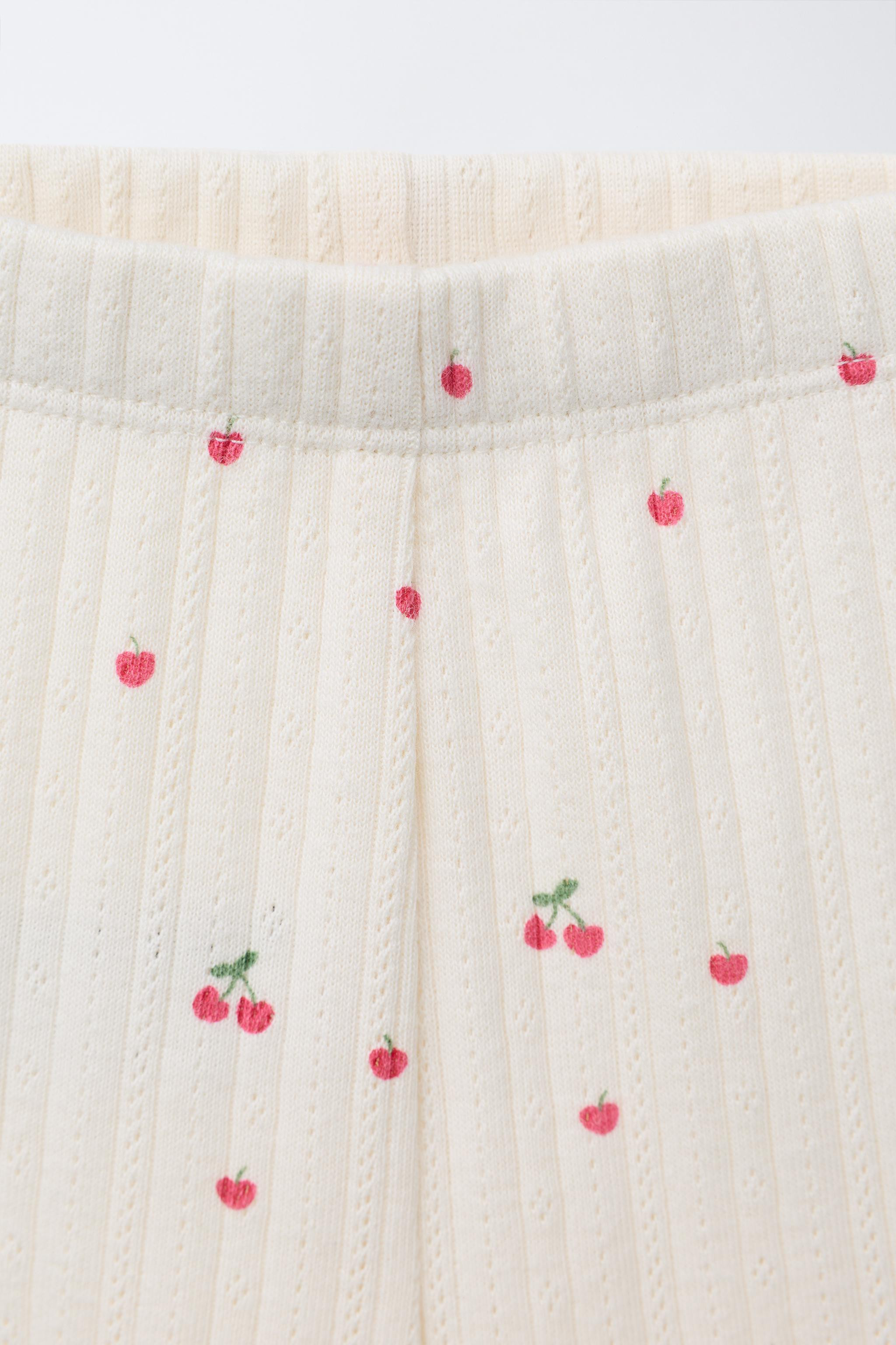 CHERRY PRINT BODYSUIT AND LEGGINGS SET | Zara US