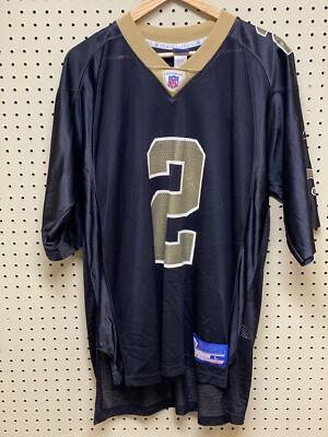 NFL Aaron Brooks #2 New Orleans Saints Reebok Football Jersey Mens Large L | eBay US