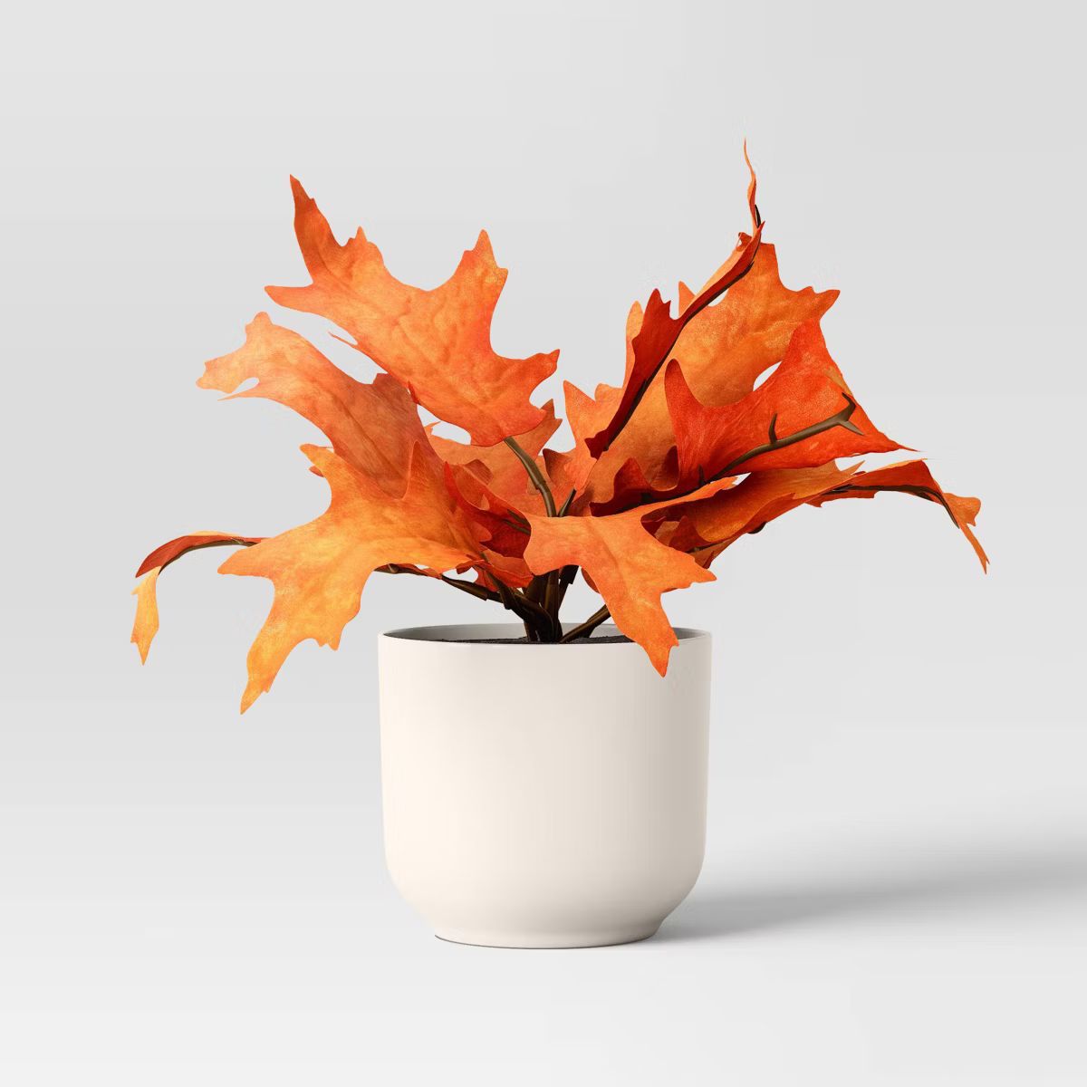 Mini Artificial Oak Leaf Arrangement - Threshold™ | Target