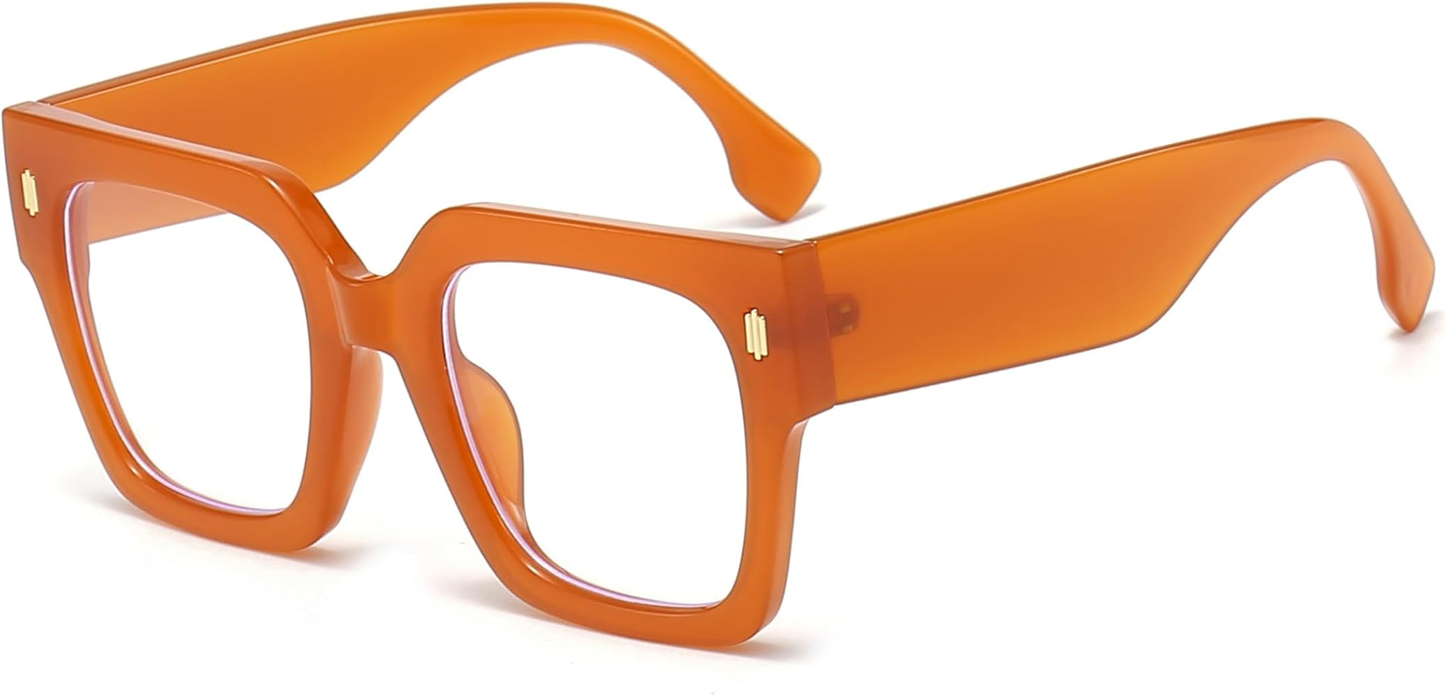 Fashion Oversized Blue Light Blocking Glasses for Women Men Trendy Big Square Frame Computer Eyeg... | Amazon (US)