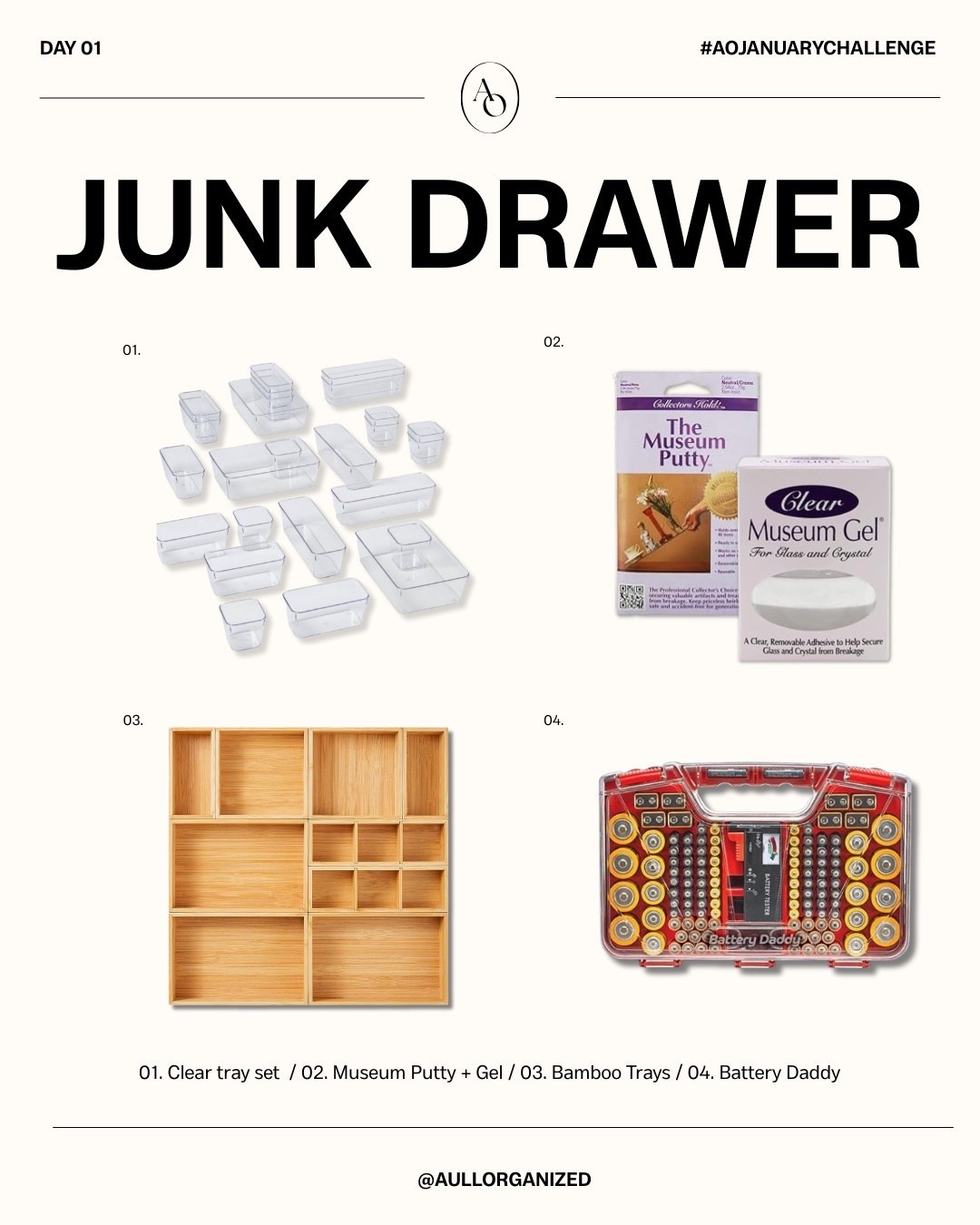 🛍 Friendly reminder: the #aullorganizedchallenge does NOT require you to buy a single thing. The magic is in using what you already have + letting go of what you don’t. ✨

That said… a few smart products can make it way easier to maintain all the hard work you’re putting in. These are the pieces I actually use and love.

⭐️ Comment SHOP and I’ll send the links straight to your DMs
 📲 Find everything in today’s stories or by tapping the link in my bio + shopping the feed
 ☝🏼 Follow @aullorganized on LTK for easy access to all my organizing favorites 

#LTKFindsUnder100 #LTKHome #LTKmomlife