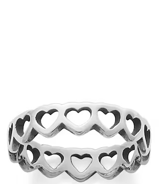 Tiny Hearts Band Ring | Dillard's