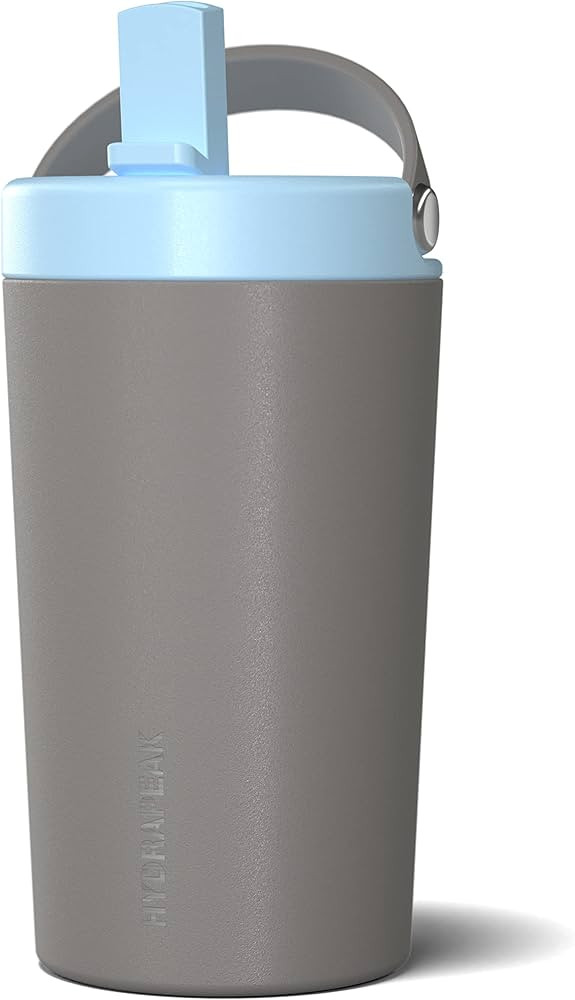 Hydrapeak Junior 14oz Insulated Kids Water Bottle with Straw Lid - Stainless Steel Double Walled ... | Amazon (US)