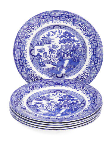 Set Of 6 Willow Dinner Plates | Kitchen & Dining Room | Marshalls | Marshalls