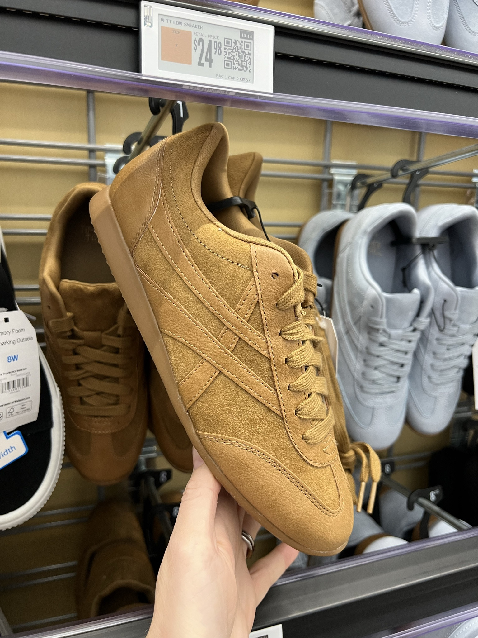 Walmart look for less sneakers! 