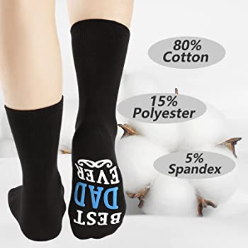 BISOUSOX Men's Colorful Funny Novelty Casual Cotton Crew Gift Fun Dress Socks Novelty for Men Fat... | Amazon (US)