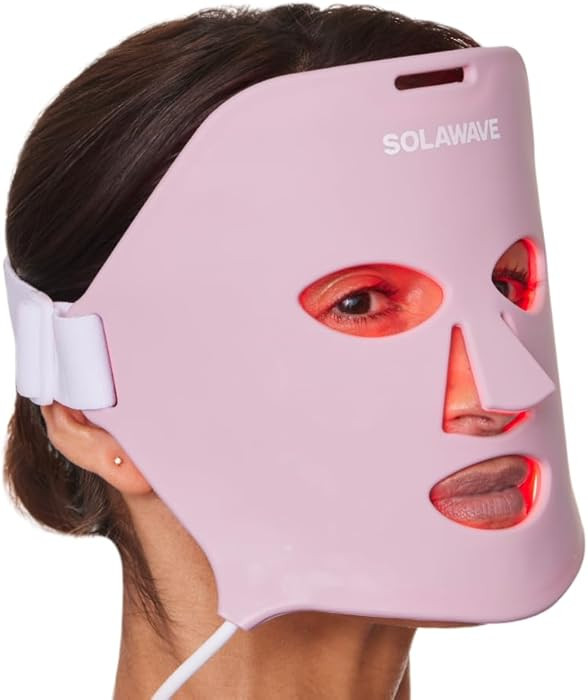 Solawave Red Light Therapy Mask for Face | Red & Near-Infrared Led Light Device | Reduces Appeara... | Amazon (US)