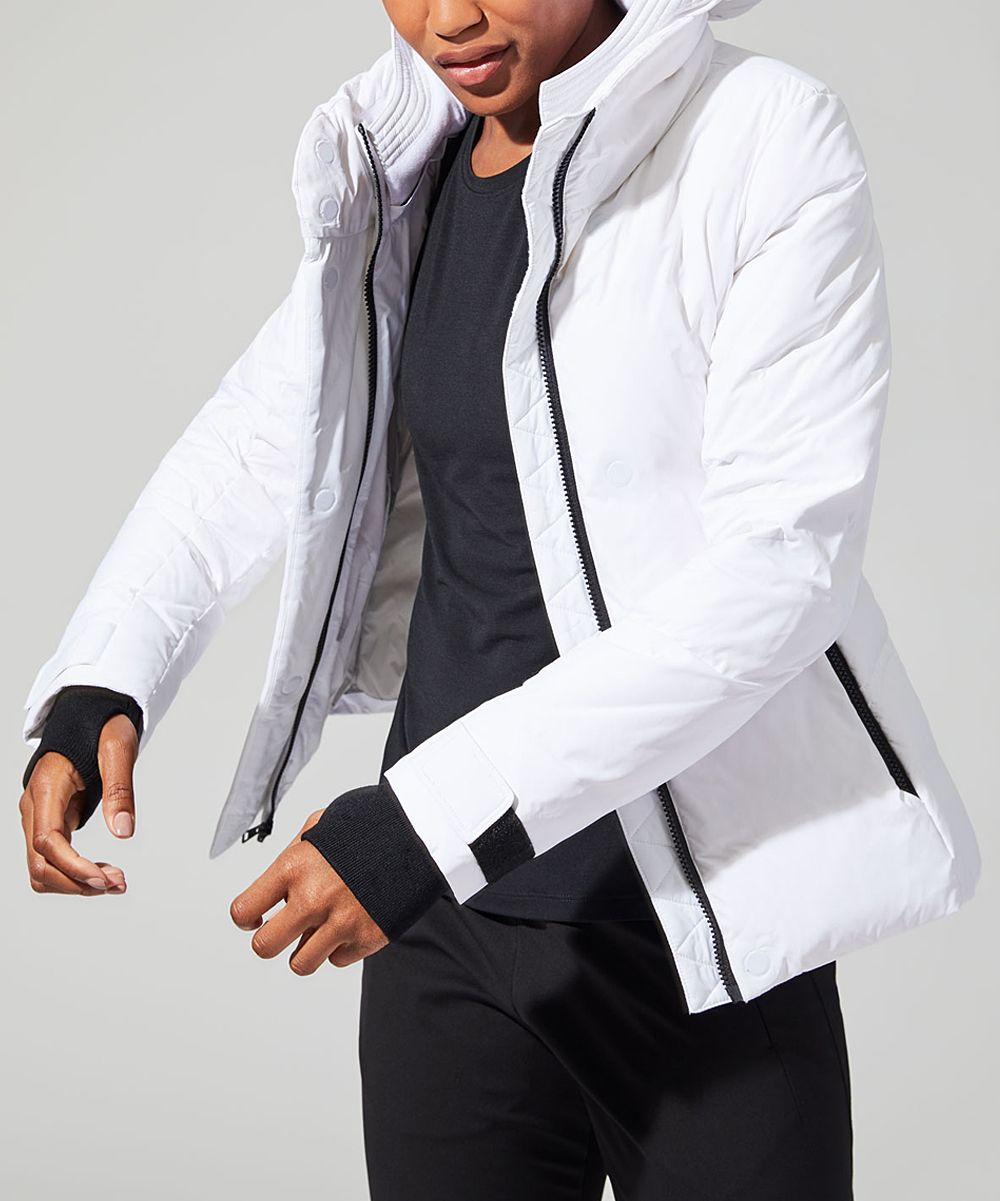 MPG Women's Puffer Coats 1171_White - White Empress Puffer Jacket - Women | Zulily