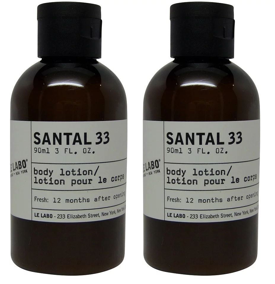 Le Labo Santal 33 Body Lotion Lot Of 2 Each 3Oz Bottles. Total Of 6Oz | Walmart (US)