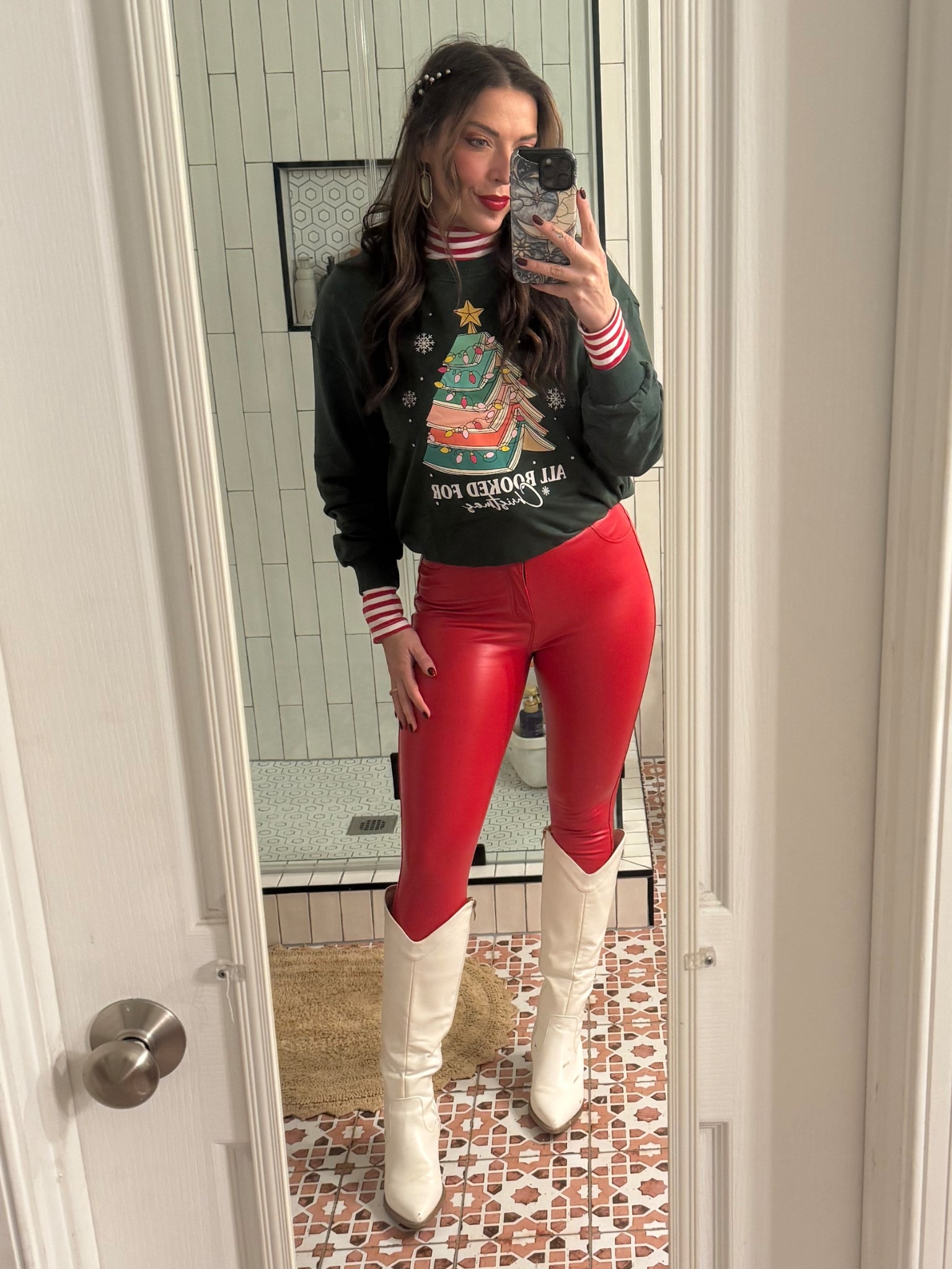 Christmas party Christmas party outfit. Christmas fit. Ugly Christmas sweater. Holiday outfit holiday parties 

#LTKootd #LTKHoliday