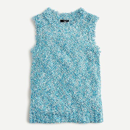 Tweed fringe shell | J. Crew US