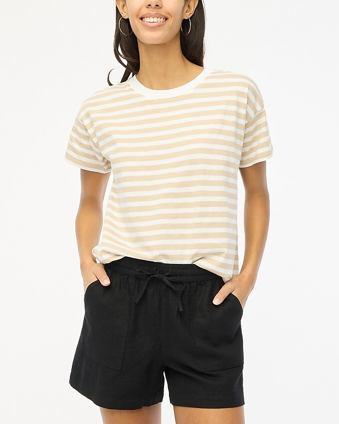 Linen-blend drawstring short | J.Crew Factory