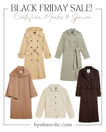 Black Friday sale on coats from Marks & Spencer!

#longcoat #winterfashion #autumnfashion #onsalenow #neutralstyle

#LTKsalealert #LTKSeasonal #LTKstyletip