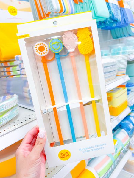 Sun Squad Silicone Straws with Graphuc Straw Toppers Summer Hosting Kids Fun #sunsquad #summerdrinks #summerstraws #siliconestraws

#LTKfamily #LTKtravel #LTKkids