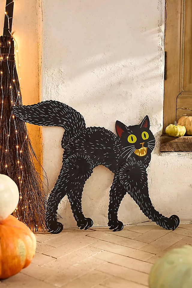 Articulated Scaredy Cat Wall Hanging | Anthropologie (US)