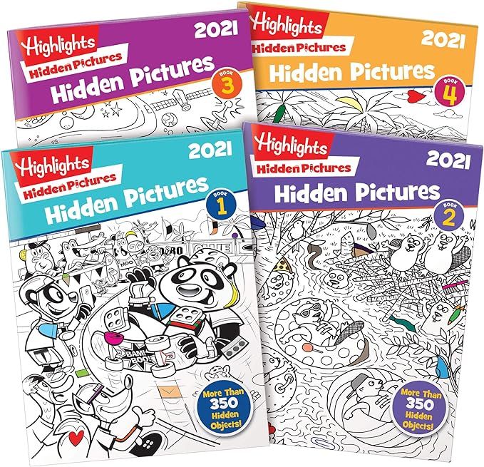 Highlights Hidden Pictures 2021 4-Book Set | Amazon (US)