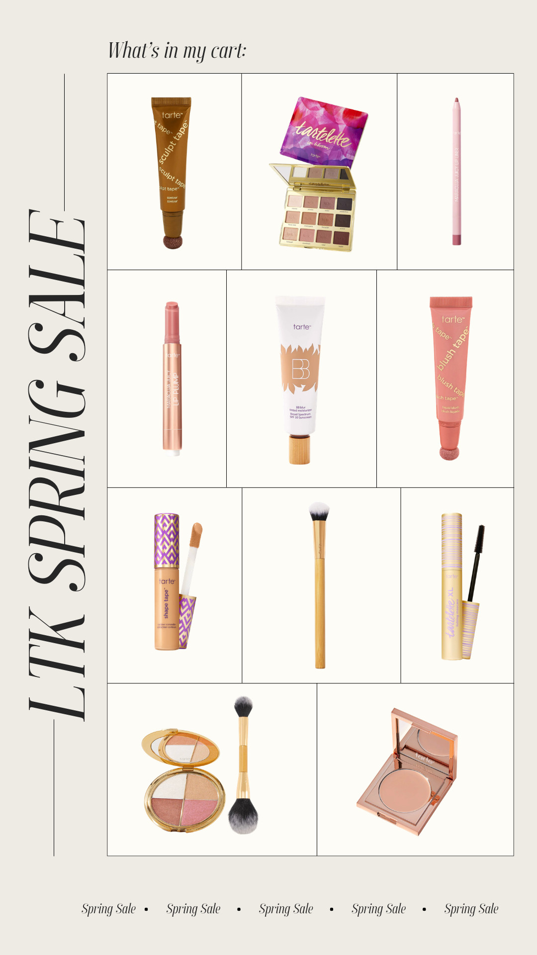 Spring Sale alert 🌸 Tarte’s best sellers & fan favorites are on sale now! ✨ 

 #LTKSpringSale #LTKgrwm #LTKBeauty