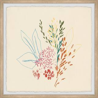 "Smell This Flower" by Marmont Hill Framed Nature Art Print 12 in. x 12 in. UABDES50NFP... | The Home Depot