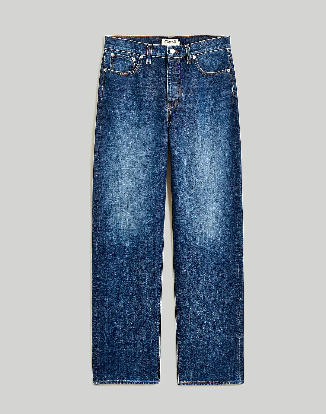 Low-Slung Straight Jeans | Madewell