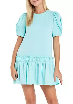 Puff Sleeve Mini Dress | Belk