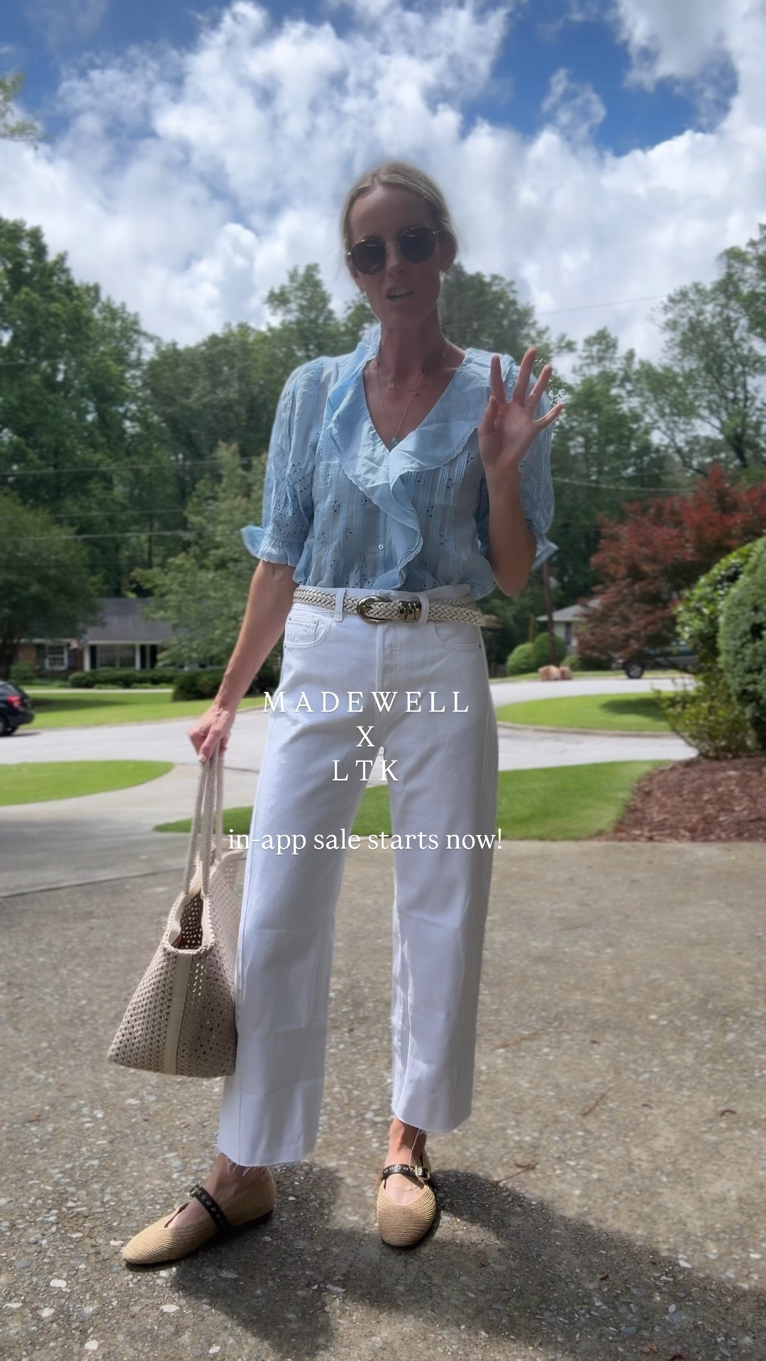 Madewell x LTK in app sale starts now! 20% off everything linked when shopping from
my LTK posts! So many great Madewell things right now ( including my favorite handbag ! ) see ALL of my picks and outfit ideas on LTK now 🩵🤍 @madewell #ad #madewell #madewellpartner 