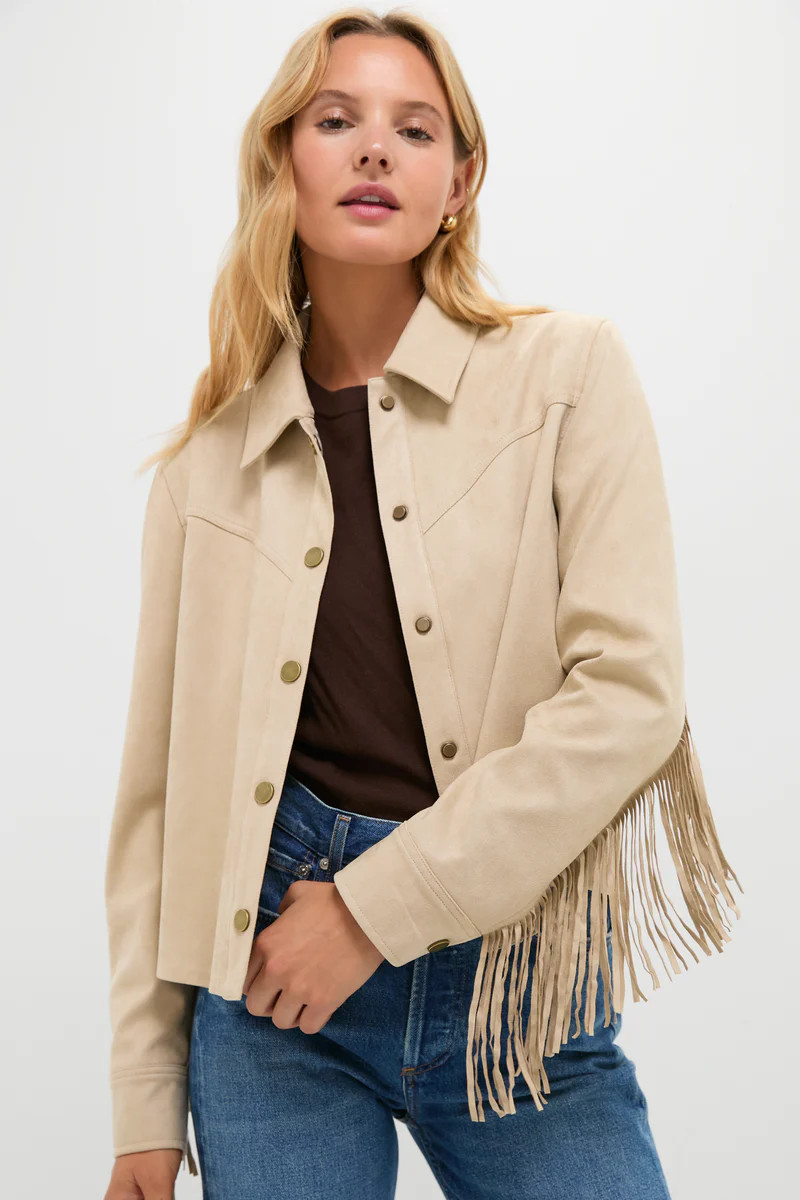 Biscotti Faux Suede Fringe Lauren Jacket | Tuckernuck (US)