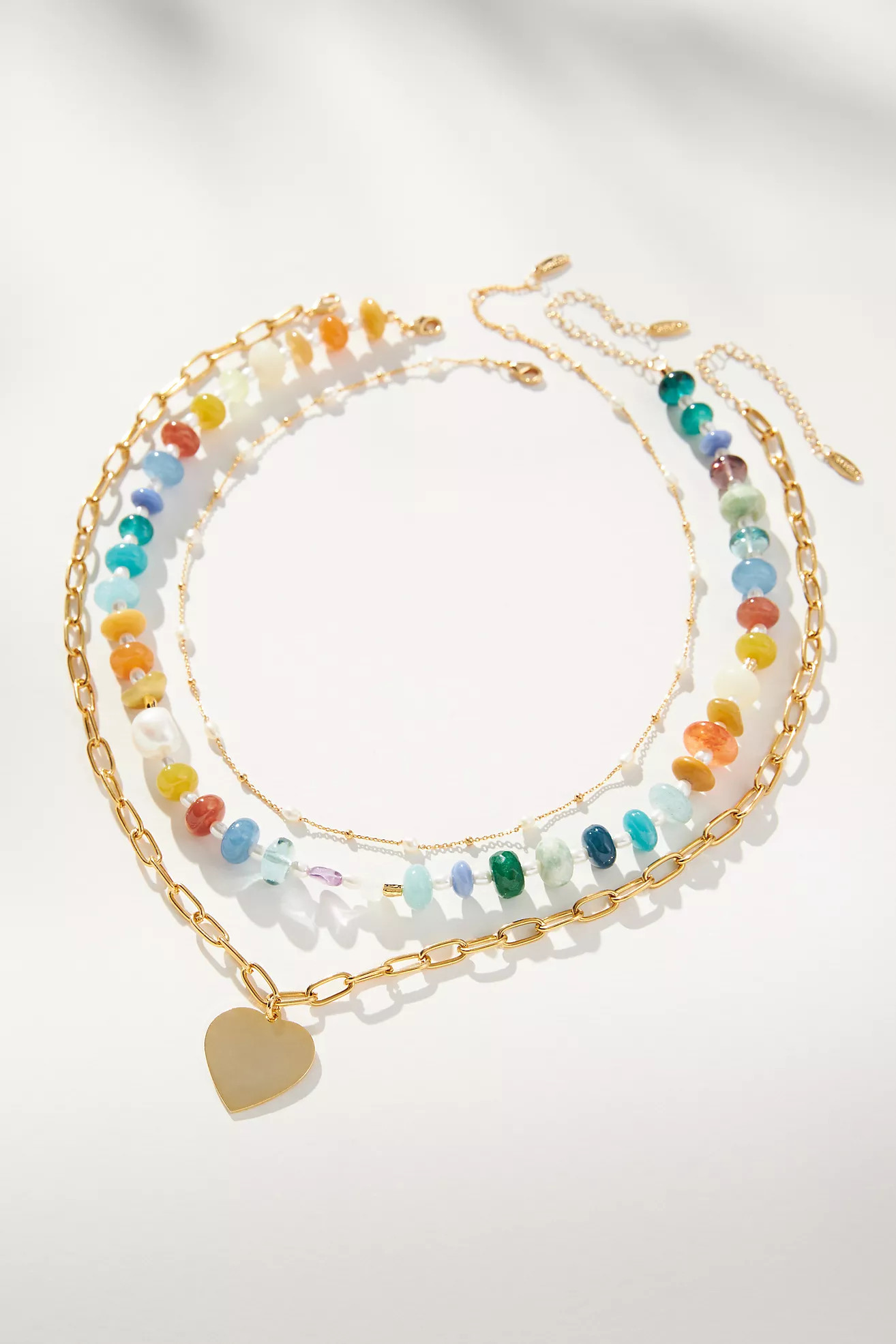 Camp Icon Beaded Necklaces, Set of 3 | Anthropologie (US)