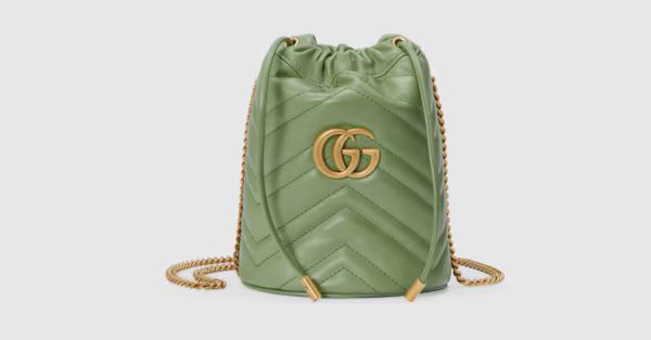 GG Marmont matelassé mini bucket bag | Gucci (US)