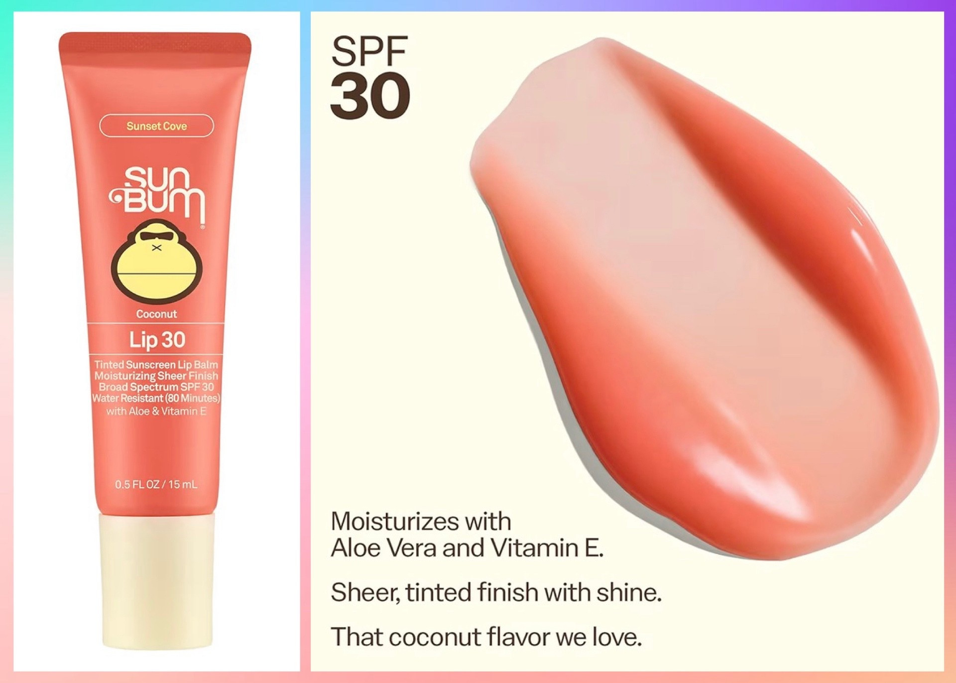 Sun Bum recently launched tinted SPF lip balms that are so pretty - and also compliant with strict environmental reef regulations! Loving the clean ingredient formula that has the loveliest shine and is so moisturizing while protecting lips from the sun. On sale in Sunset Cove for only $6.99! ☀️

#LTKselfcare #LTKSeasonal #LTKSaleAlert