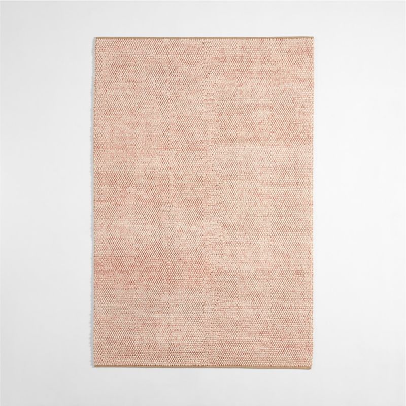 Orlian Wool Elegant Pink Kids Area Rug 5x8 | Crate & Kids | Crate & Barrel