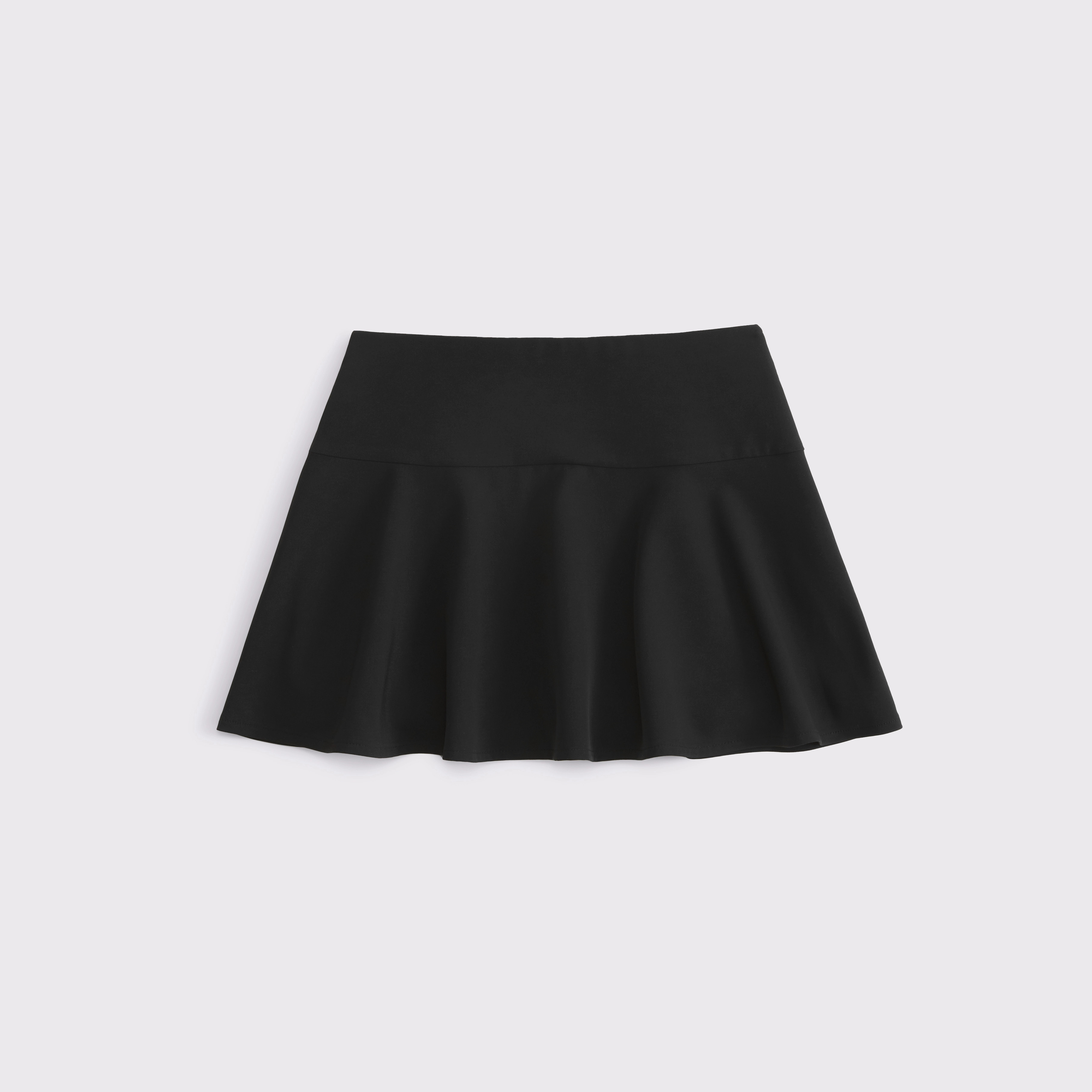 High Rise Flirty Drop-Waist Mini Skort | Abercrombie & Fitch (US)
