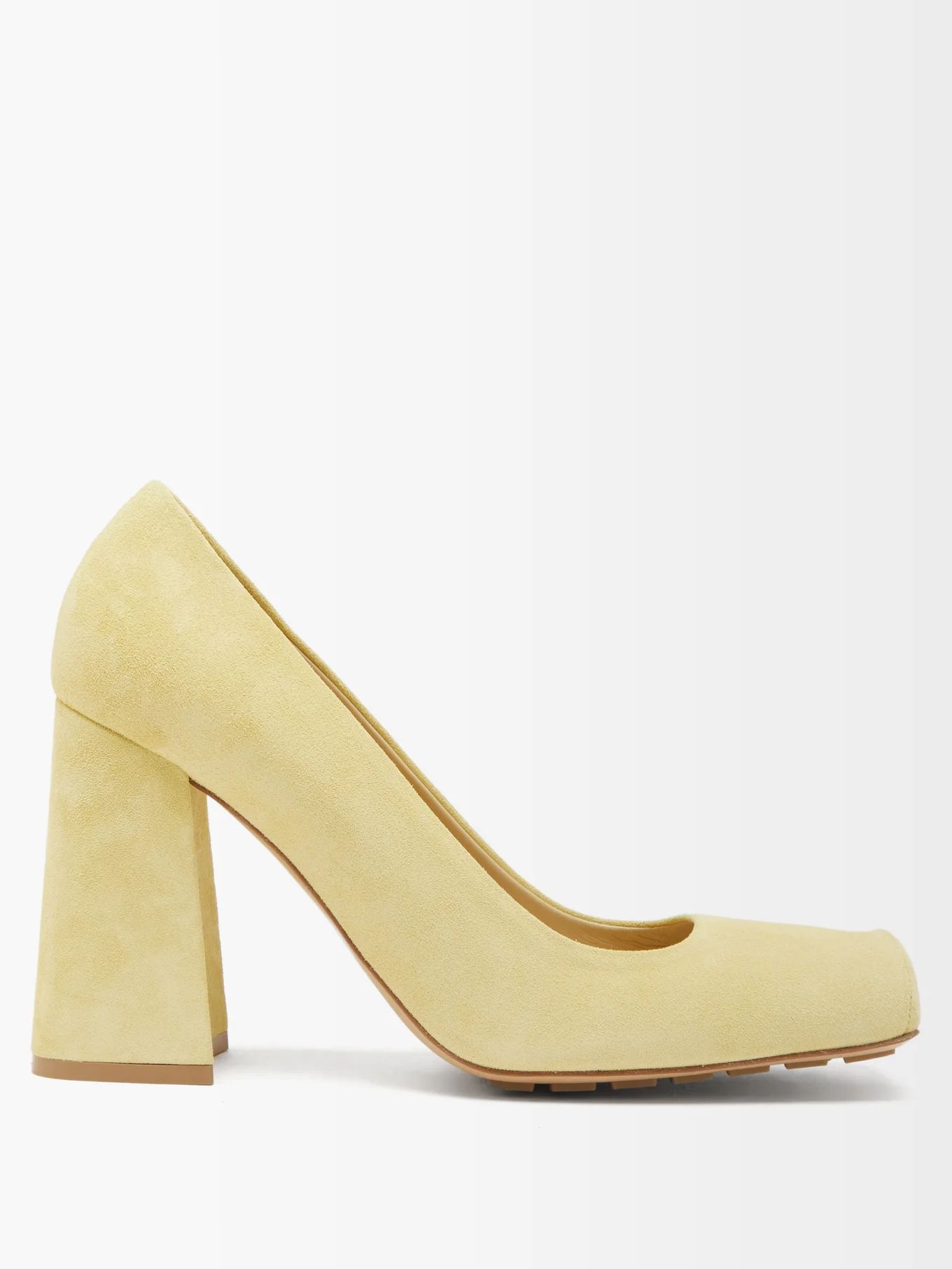 Tower square-toe suede pumps | Bottega Veneta | Matches (US)