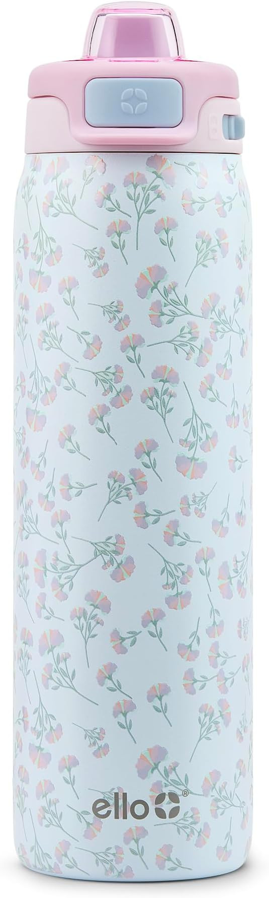 Ello Pop & Fill Insulated Stainless Steel Water Bottle with Quick Fill Lid, Leakproof Locking, Si... | Amazon (US)